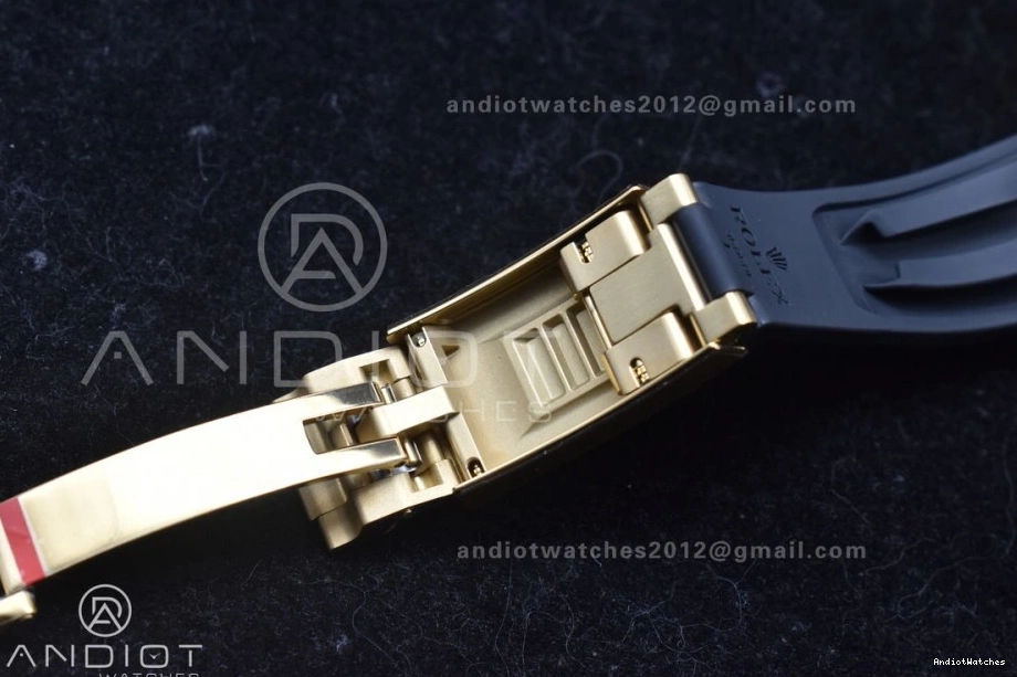 SH WaterResistant YG on Best Strap 126518 Oysterflex 1:1 Daytona 2023 Edition Clean Dial 498 0405